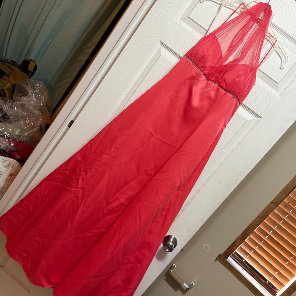 Elegant Red Evening Gown